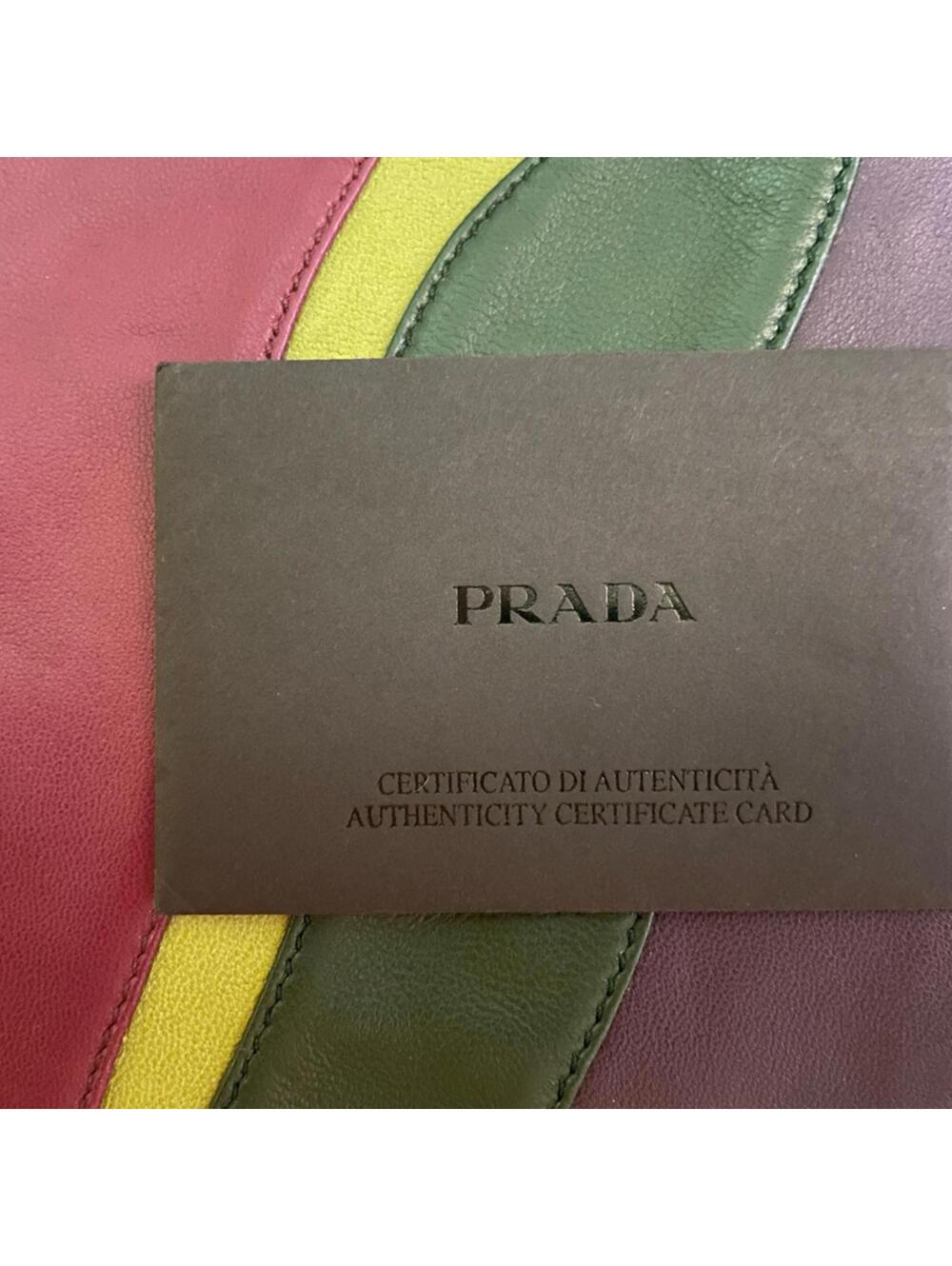 Prada Vibrant Multicolor Leather‎ Crossbody Bag - Picture 2 of 6
